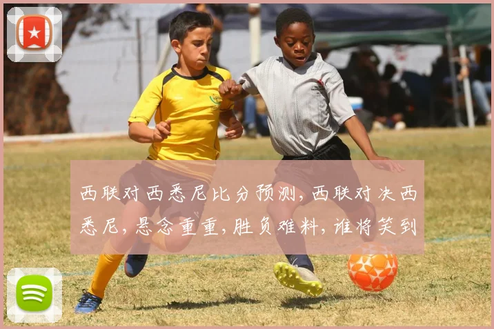 西联对西悉尼比分预测,西联对决西悉尼,悬念重重,胜负难料,谁将笑到最后